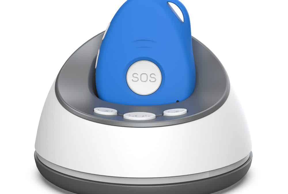 Personal Medical Alarm with SOS button for emergency assistance.