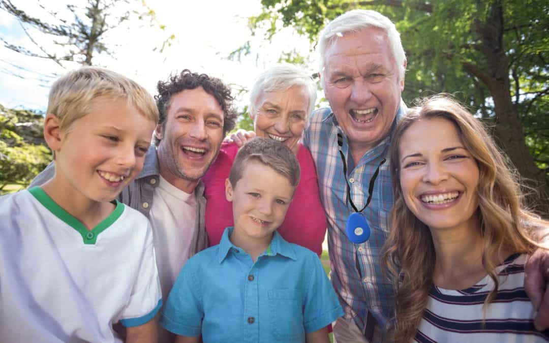 Familyr personal medical alarm system for elderly safety and emergency assistance.
